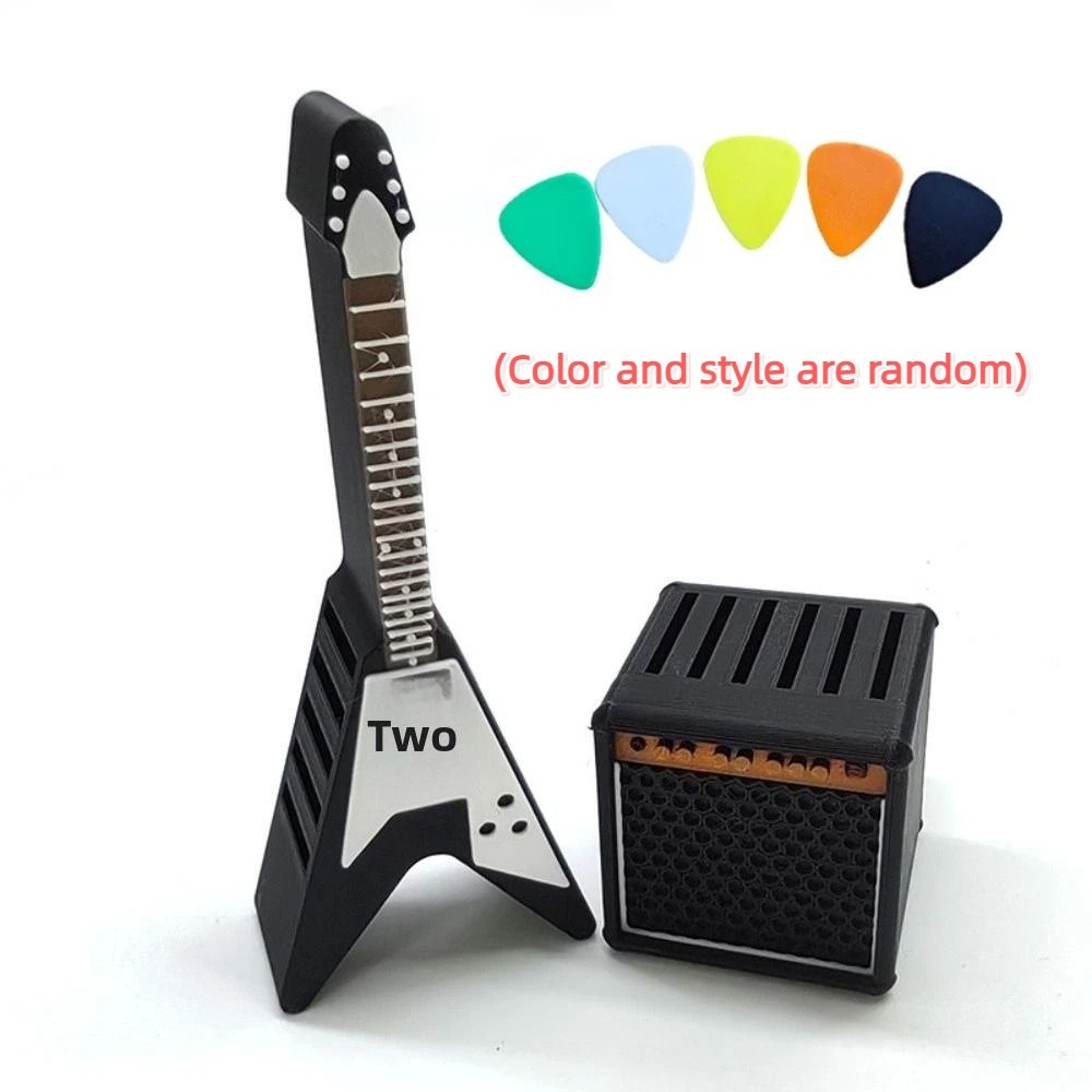 Tempat Pick Gitar Retro Desain - 3D Printing Guitar ulasan dan harga