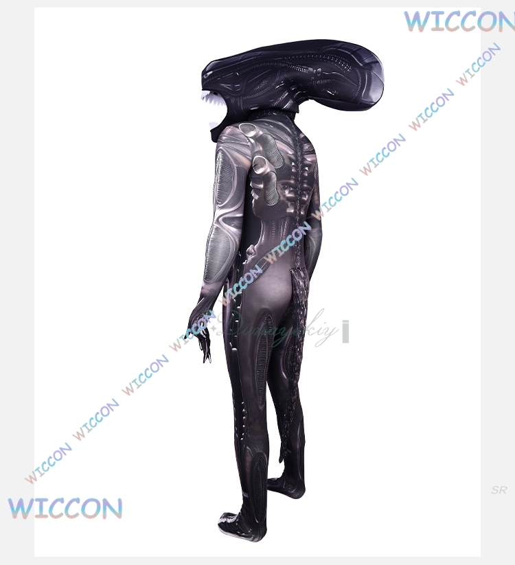Seragam/Halloween Kostum Bodys - 3D Printing Xenomorph ulasan dan harga