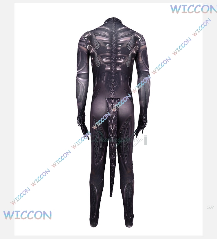 Seragam/Halloween Kostum Bodys - 3D Printing Xenomorph ulasan dan harga