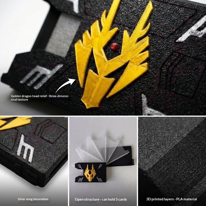 Kamen Rider Ryuki Tempat Kartu - 3D Printing Case ulasan dan harga