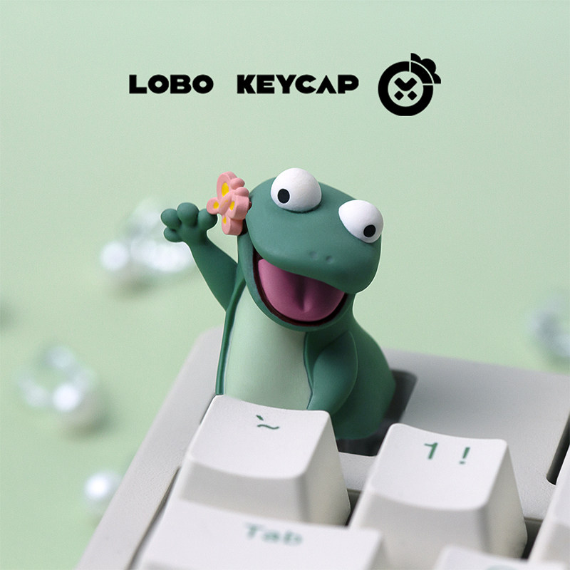 Lobo Keycap Lucu Kadal Anime F - 3D Printing Keyboard Keys ulasan dan harga