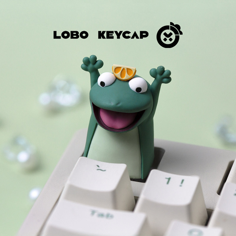 Lobo Keycap Lucu Kadal Anime F - 3D Printing Keyboard Keys ulasan dan harga