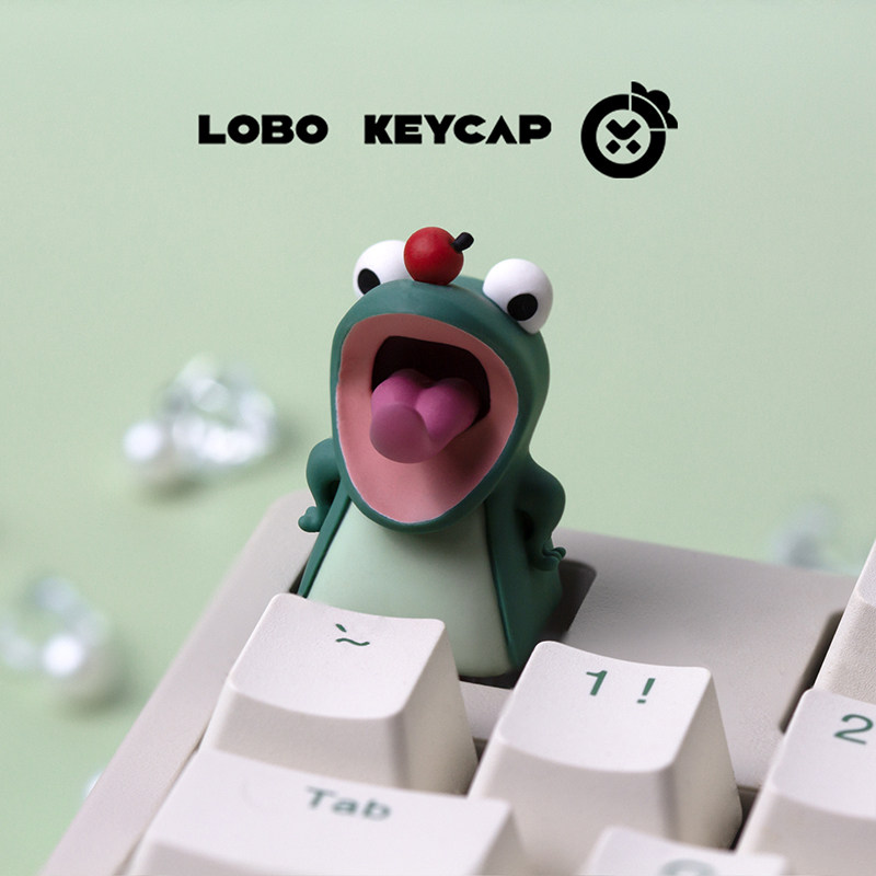 Lobo Keycap Lucu Kadal Anime F - 3D Printing Keyboard Keys ulasan dan harga