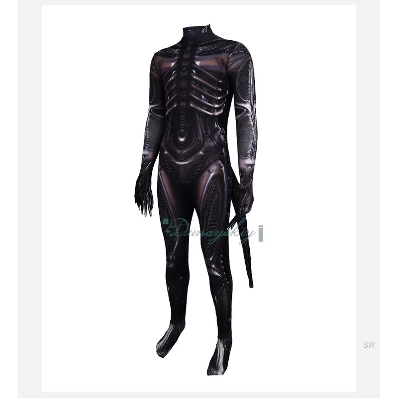 Kostum Bodysuit Cetak 3D CyAli - 3D Printing Xenomorph ulasan dan harga