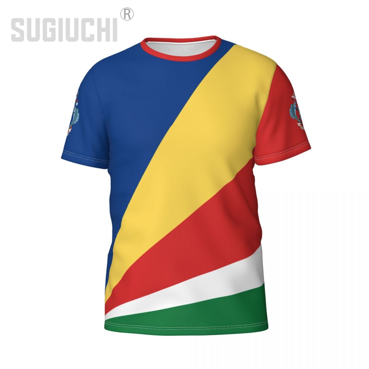 Kaos 3D Lambang Bendera Seyche - 3D Printing Services ulasan dan harga