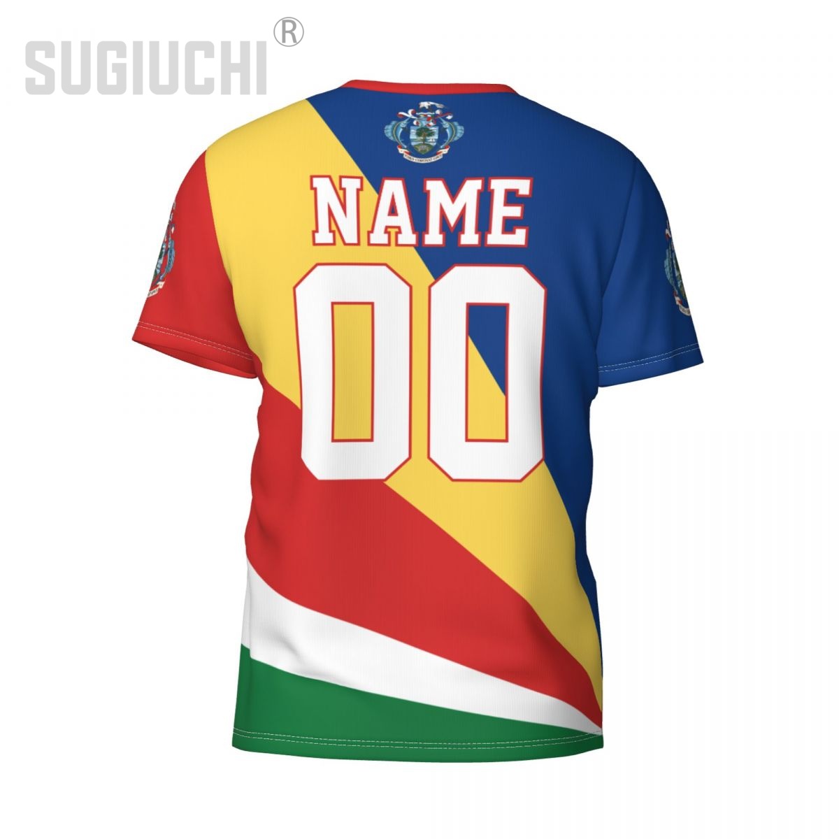 Kaos 3D Lambang Bendera Seyche - 3D Printing Services ulasan dan harga