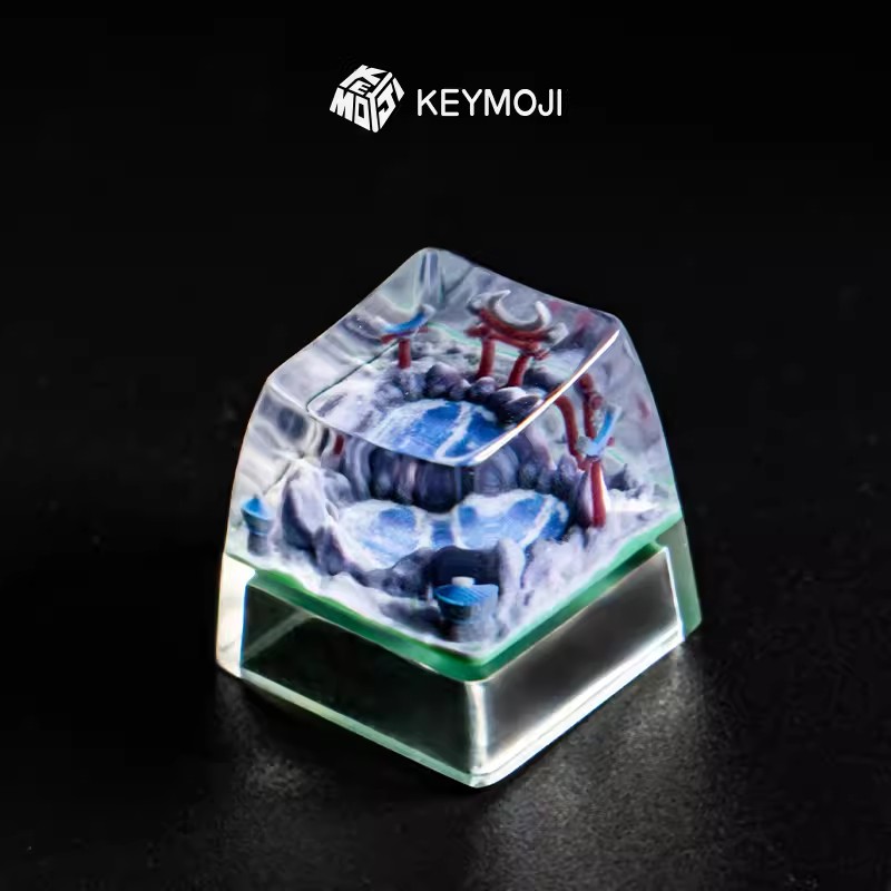 1 buah Keymoji WOW Keycap Resi - 3D Printing Keycaps ulasan dan harga