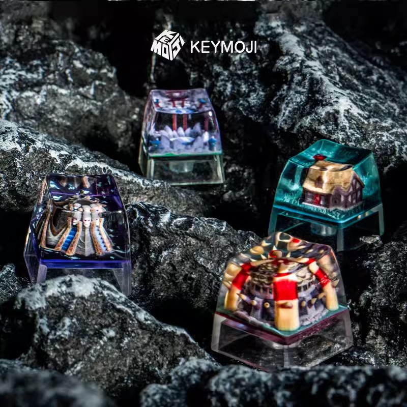 1 buah Keymoji WOW Keycap Resi - 3D Printing Keycaps ulasan dan harga