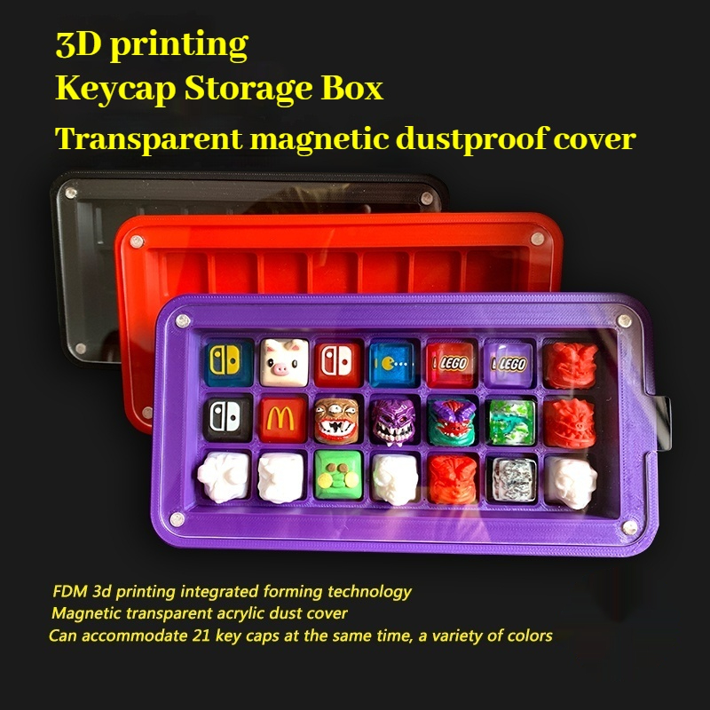 Kotak Penyimpanan Keycap Cetak - 3D Printing Keycaps ulasan dan harga