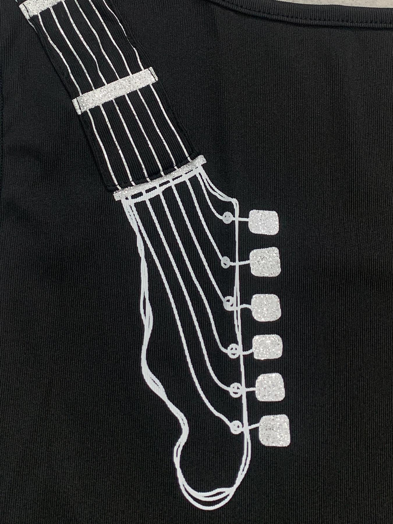 Tank Top Gitar Grafiti 3D Retr - 3D Printing Guitar ulasan dan harga