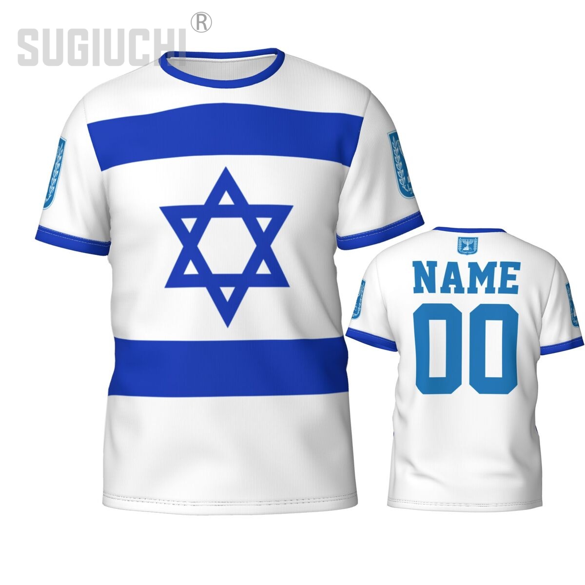 Kaos 3D Lambang Bendera Israel - 3D Printing Services ulasan dan harga