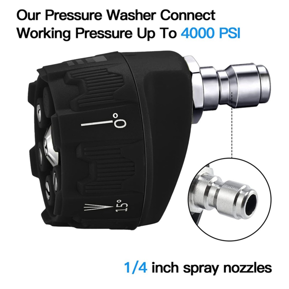 Nosel Mesin Cuci Tekanan 6in1  - Nozzle Cleaning Kit ulasan dan harga