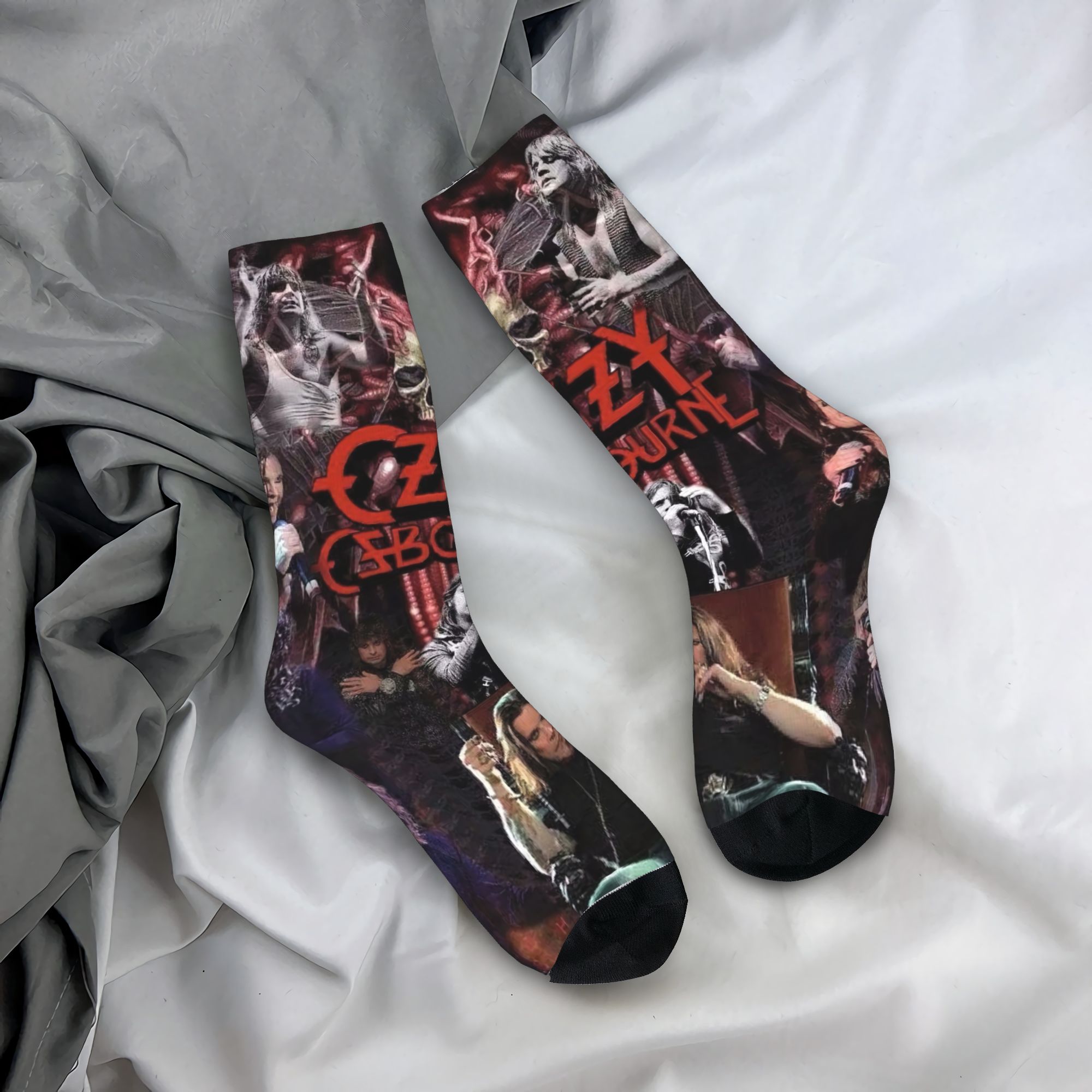 Kaos Kaki Pria Lucu Custom Ozz - 3D Printing Rock ulasan dan harga