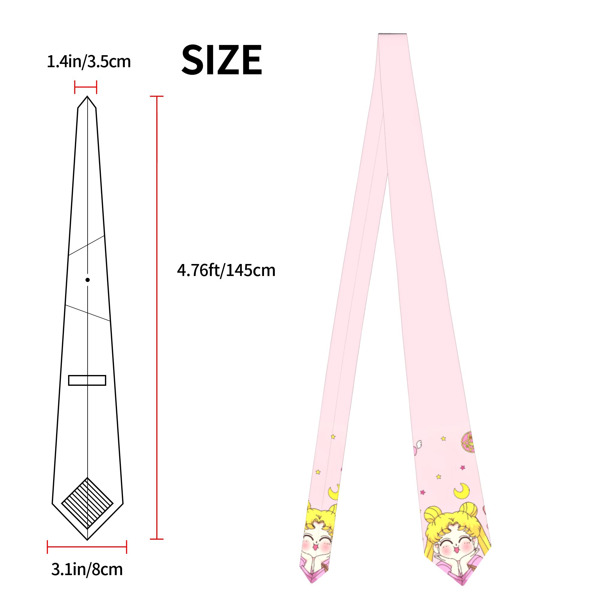Dasi Pria Motif Kartun Bulan 3 - 3D Printing Quality ulasan dan harga