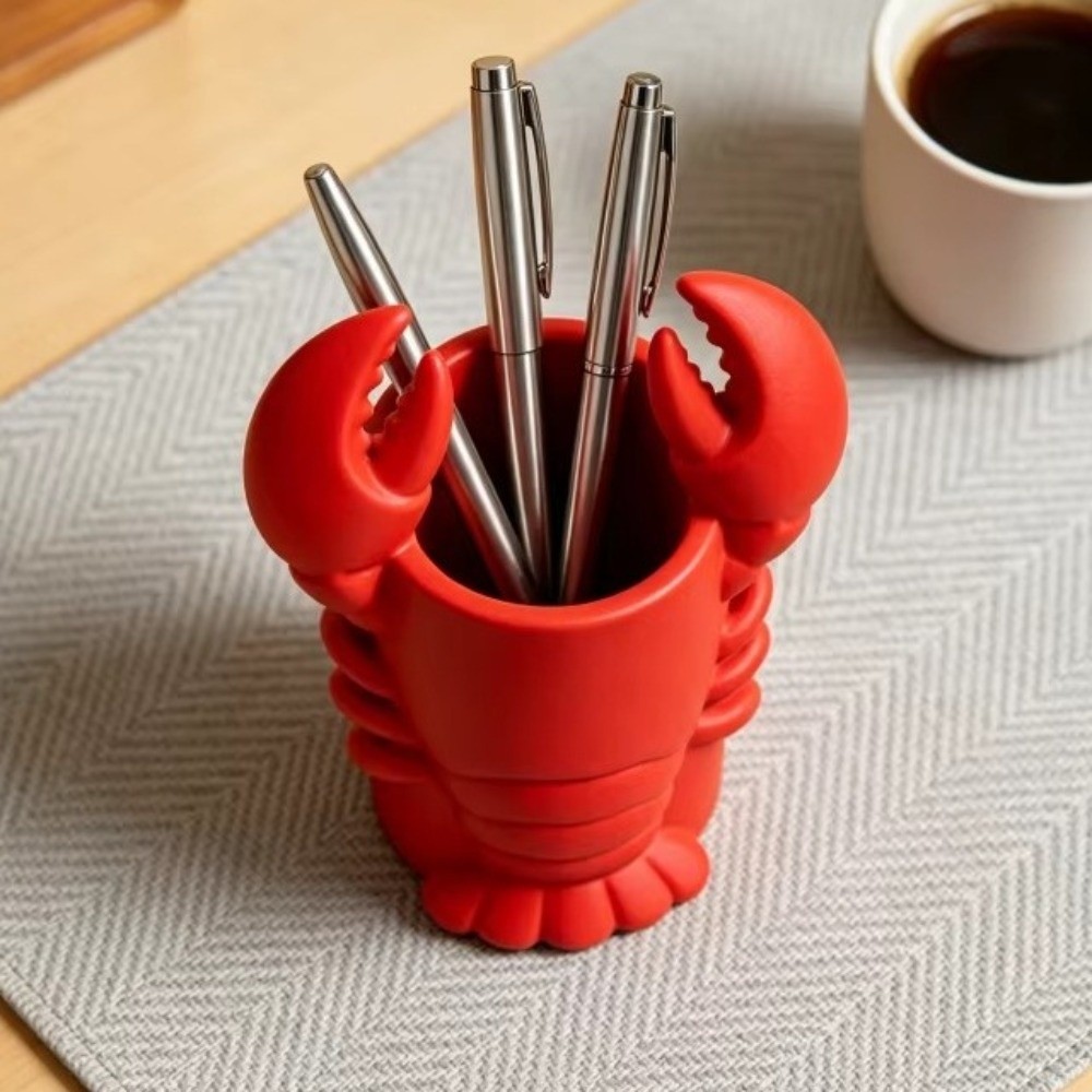 Tempat Pensil Bentuk Lobster C - 3D Printing Cafe ulasan dan harga
