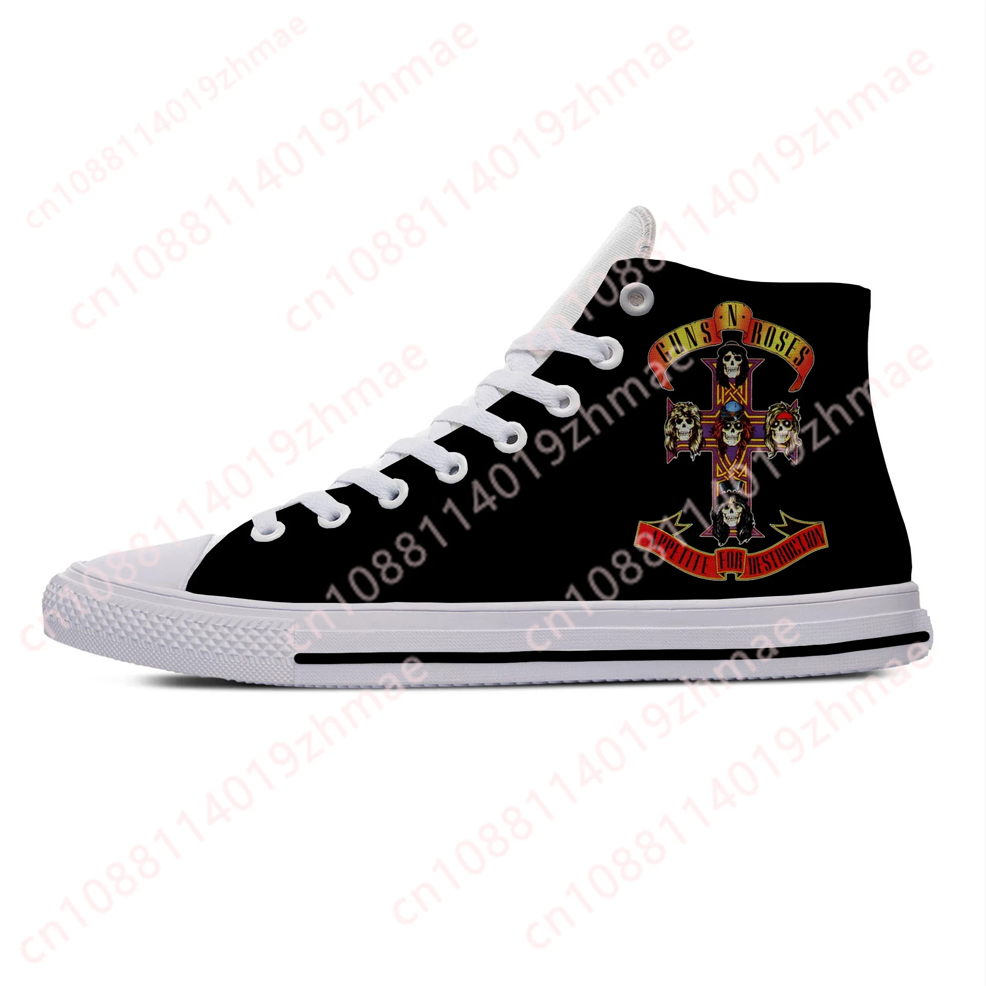 Sepatu Kain Kasual Lucu Bergay - 3D Printing Rock ulasan dan harga
