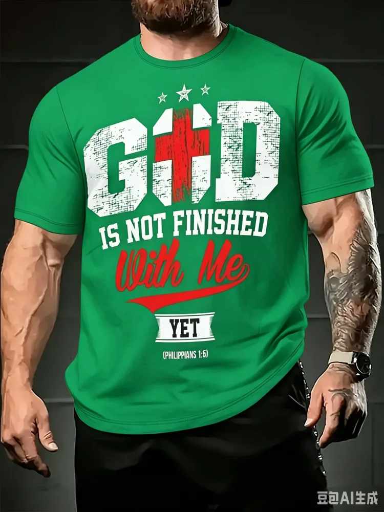 Kaos Pria Fashion dengan Cetak - 3D Printing Verse ulasan dan harga