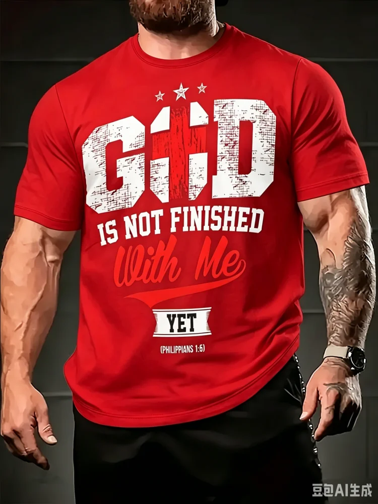 Kaos Pria Fashion dengan Cetak - 3D Printing Verse ulasan dan harga