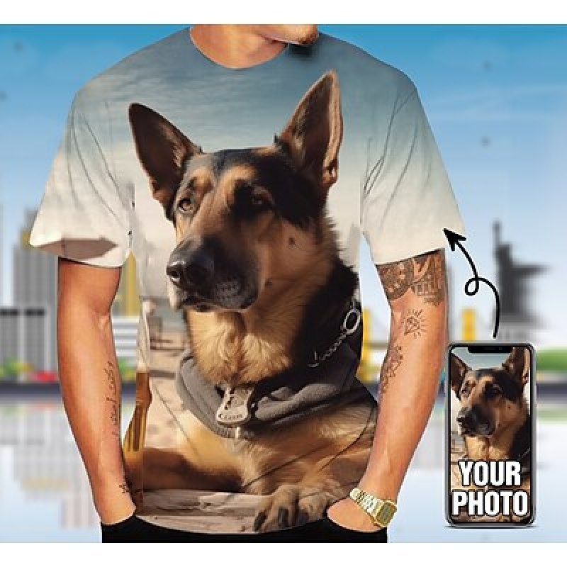 T-shirt hewan peliharaan kusto - 3D Printing Custom ulasan dan harga