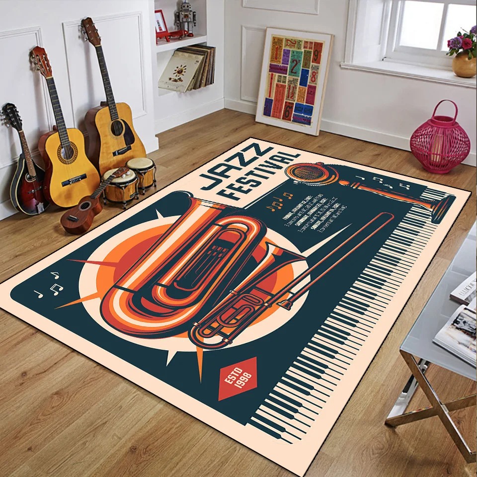 Karpet Musik Retro untuk Dekor - 3D Printing Guitar ulasan dan harga