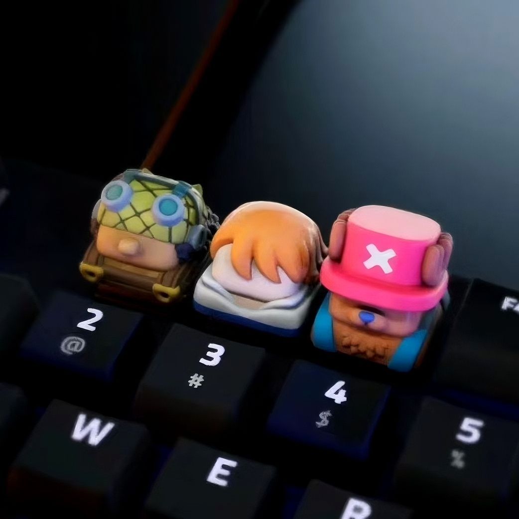 Keycap 3D One Piece Chopper Na - 3D Printing Keyboard Keys ulasan dan harga