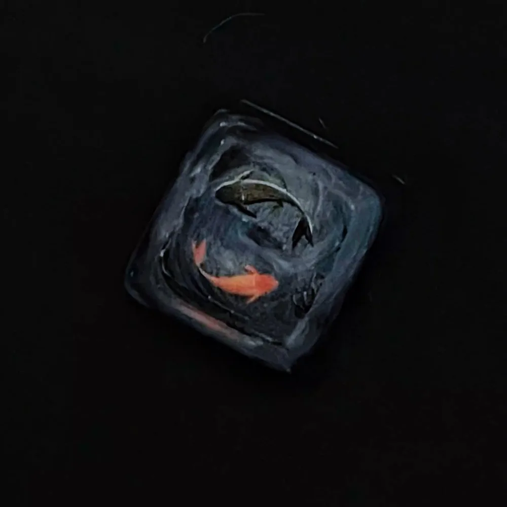 Keycap ikan Koi gaya Cina asli - 3D Printing Keyboard Keys ulasan dan harga