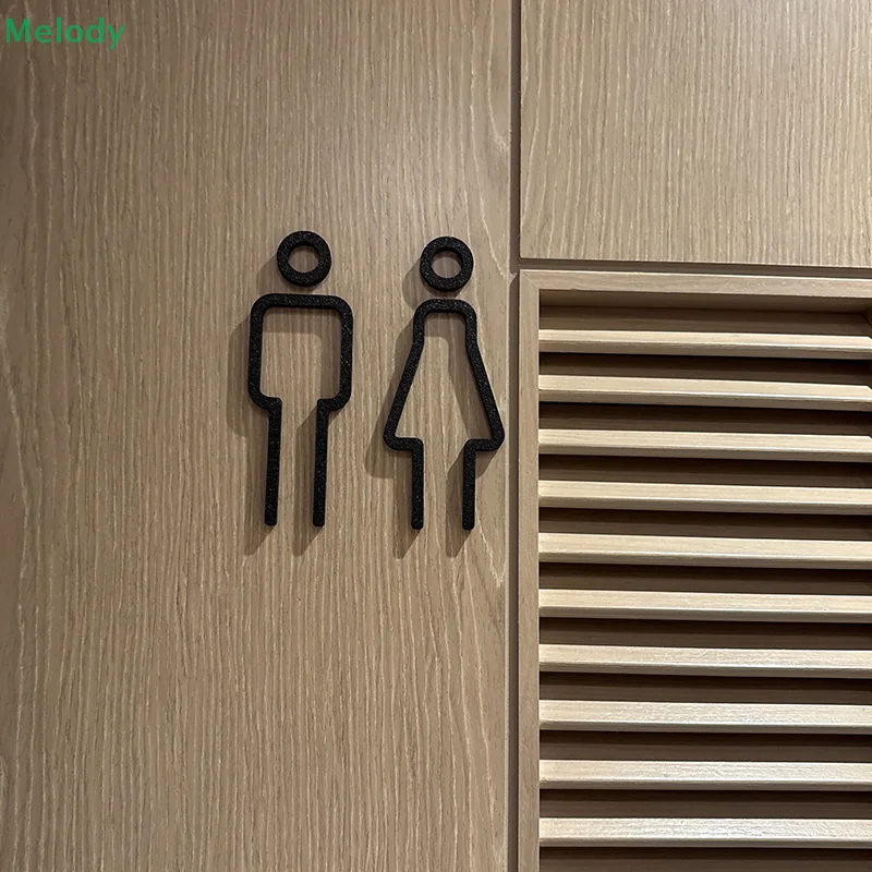 Stiker Dinding Simbol Toilet P - 3D Printing Cafe ulasan dan harga