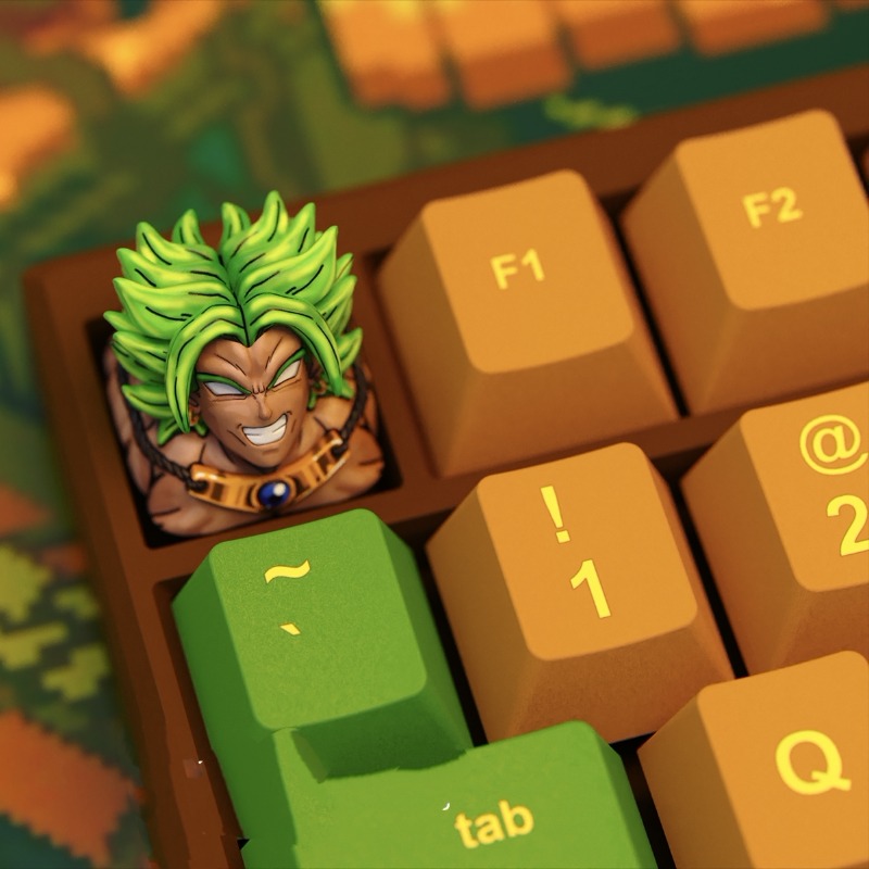 Keycaps Anime Bertema Broly un - 3D Printing Keyboard Keys ulasan dan harga