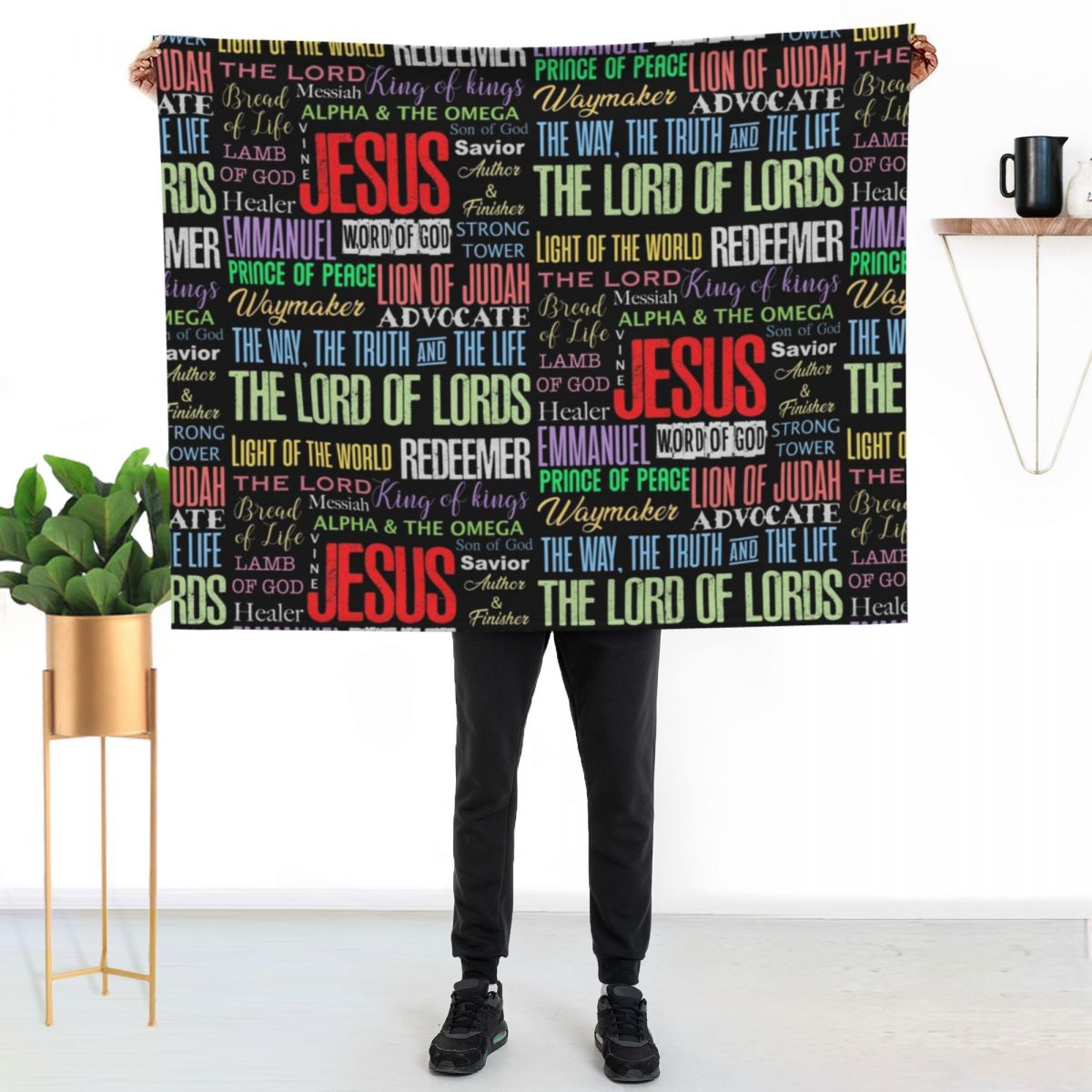 Nama-Nama Tuhan Yesus Kristus  - 3D Printing Verse ulasan dan harga